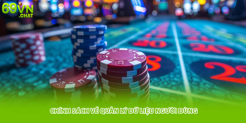 Chính sách về quản lý dữ liệu người dùng.