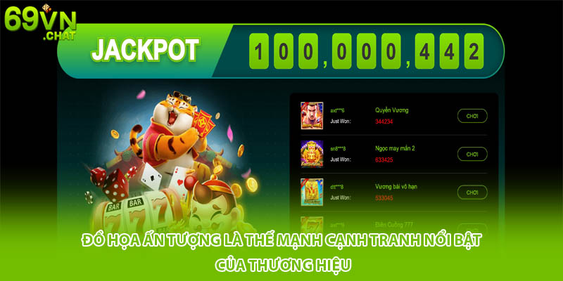 Đồ họa ấn tượng là thế mạnh cạnh tranh nổi bật của thương hiệu