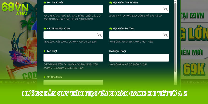 Hướng dẫn quy trình tạo tài khoản game chi tiết từ A-Z